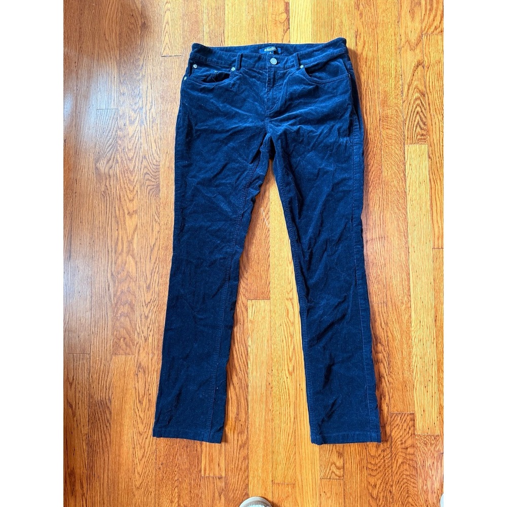 BROOKS BROTHERS NATALIE navy blue corduroy pants women's‎ 8